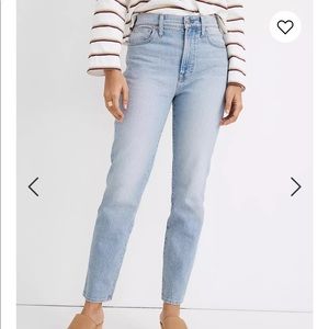 Madewelll light denim straight jeans never worn